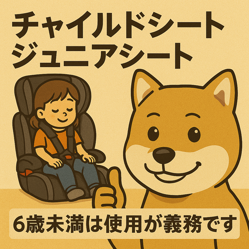 チャイルドシート、いつまで必要？ジュニアシートの卒業基準とは？